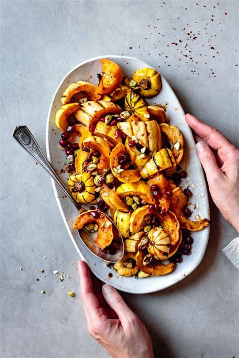 Roasted Delicata Squash With Brown Butter And Pomegranate • The Bojon Gourmet