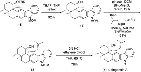 Asymmetric Total Synthesis Of Tubingensin A Organic Chemistry