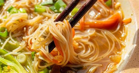 Minute Vegetable Noodle Soup Beat The Budget