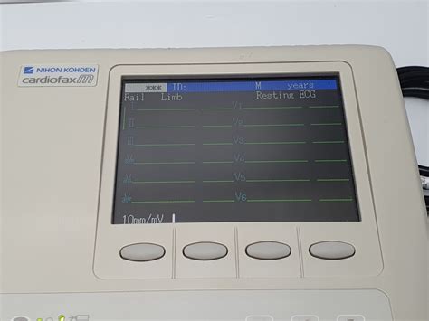 Ecg Machine Nihon Kohden Ecg K Cardiofax M Electrocardiograph Ekg