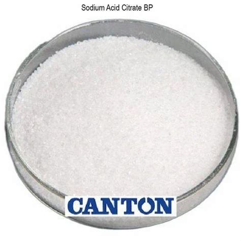 Sodium Acid Citrate For Food Pharma Packaging Size Kg Bag At