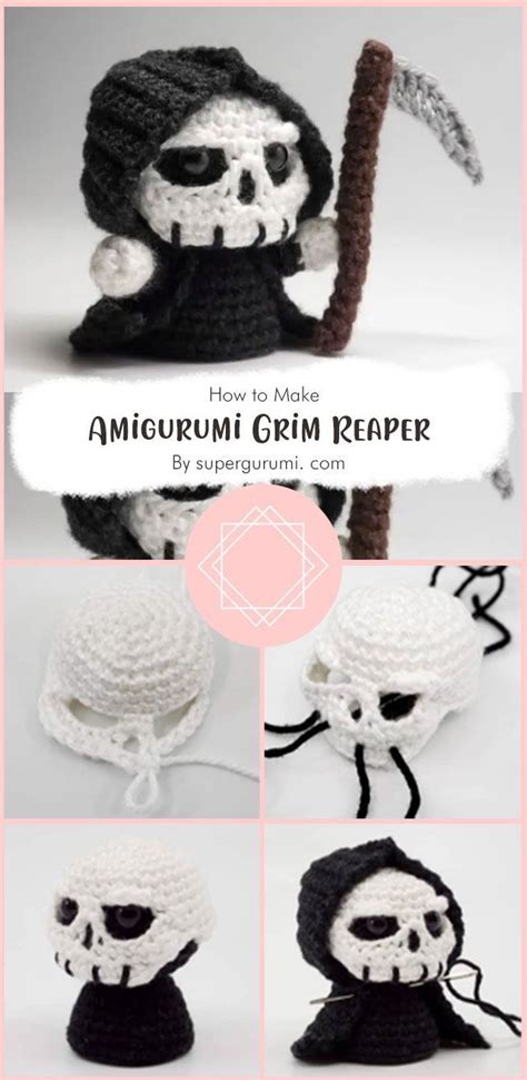 Make Your Own Amigurumi Grim Reaper Crochet Pattern