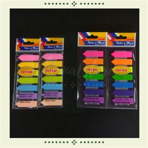 Jual Sticky Notes Joyko Bahan Kertas Plastik Shopee Indonesia