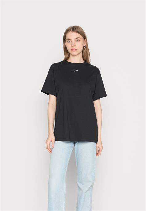 Nike Sportswear Tee T Shirts Basic Black White Sort Zalando Dk