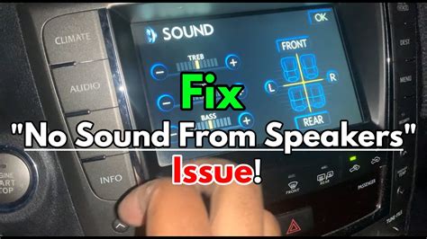 Lexus No Sound From Speakers Lexus No Audio Sound Pt The Final