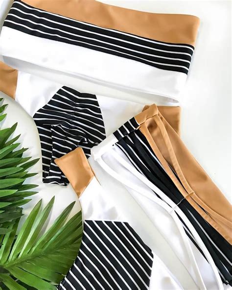 Discover Cute Bikini Perfect For The Summer Gateways Striped Bikini Swimsuits