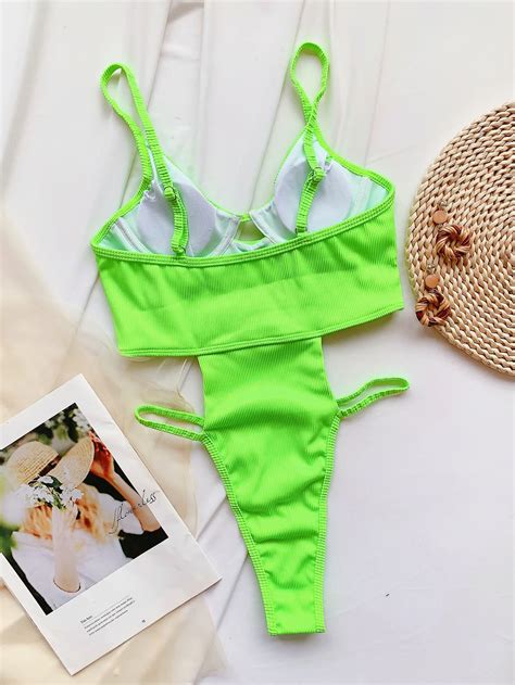 Solid One Piece Thong Swimsuits Women New Design Bikini Girl Sexy Swimwear Buy Sexy Swimwear