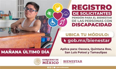 Bienestar On Twitter Aviso Registro Pensi Ndiscapacidad En Oaxaca