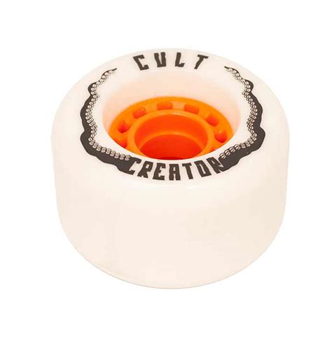 Cult Wheels Creator 72mm White Stoneground Lush Longboards Uk