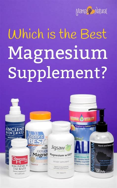 Which Is The Best Magnesium Supplement Mama Natural