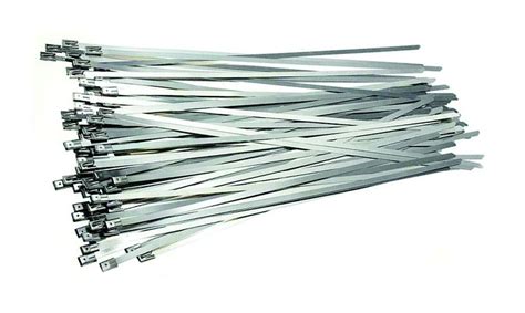 Cable Ties X Mm Stainless Steel Pack Of