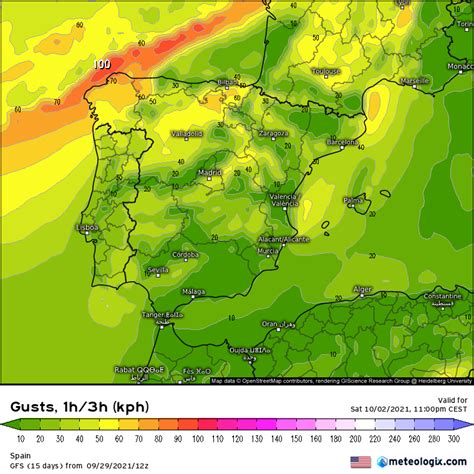 Estas Son Las Lluvias Previstas A 7 Días Por El Modelo Gfs En Su Actualización