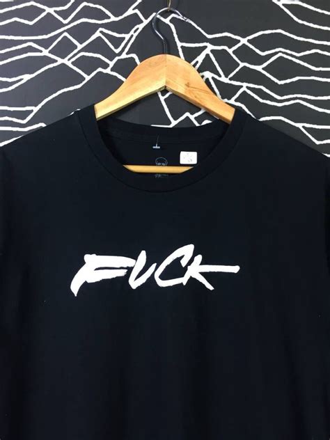 SSUR X Futura Black Fuck Streetwear Tee Men S Fashion Tops Sets Tshirts Polo Shirts On