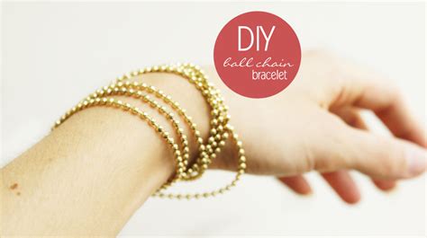 DIY // Ball chain Bracelet