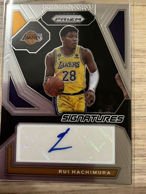 panini 2023 24 prizm ハ村塁 直筆サインカード HACHIMURA rui Autograph その他 売買された