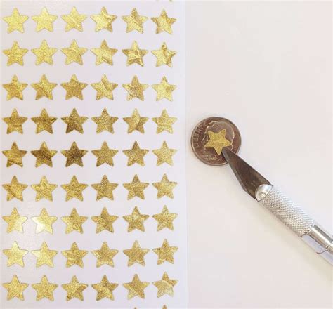 Gold Glitter Star Stickers, set of 192 stars – Fairy Dust Decals