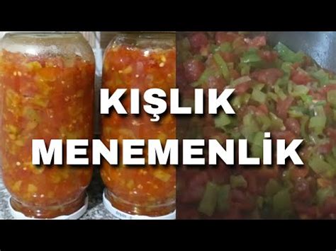 Bu Tarifi Yapmadan Kışa Girmeyin Bozulmayan Kışlık Menemenlik