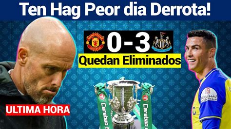 Ten Hag Dura Derrota 3 0 Eliminado De La Efl Cup Manchester United En