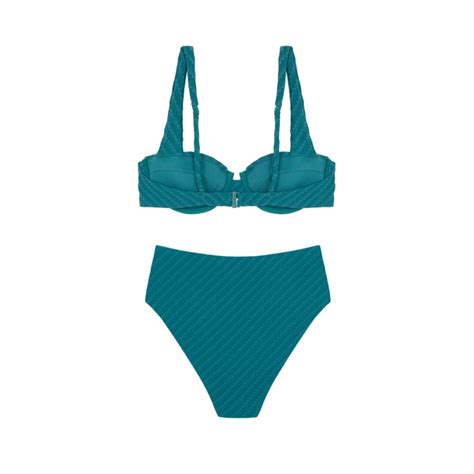 Bikini Balconette Petr Leo High Verde Robin Collection Robin Collection