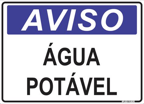 Placa Sinaliza O Aviso Gua Pot Vel Aplica Placas Personalizadas