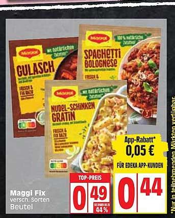 Maggi 5 Minuten Terrine Verschiedene Sorten Angebot Bei EDEKA