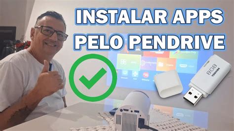 Como Instalar Aplicativo Via Pendrive No Projetor Magcubic Hy Youtube