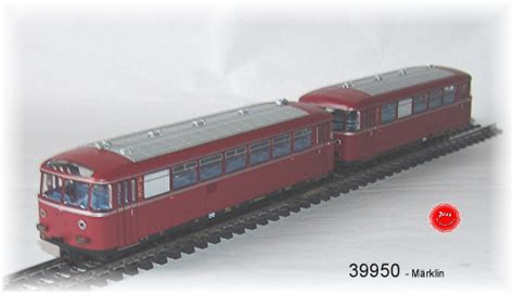 Märklin 39950 Schienenbus mit Beiwagen VT 95 9 VB 140 DB