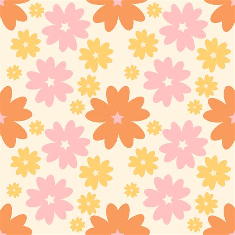 Pastels Flowers Wallpaper Happywall