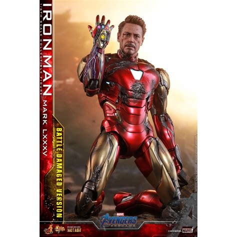 HOT TOYS MMS D MK I Am Iron Man LXXXV Battle Damaged Version Shopee Philippines
