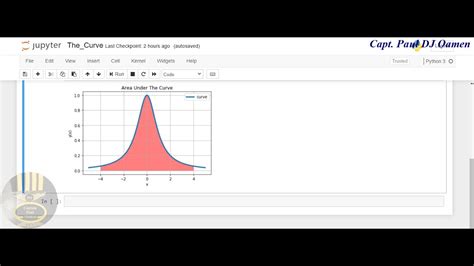 How To Create Data Visualization Of An Area Under The Curve With Python Matplotlib And Numpy