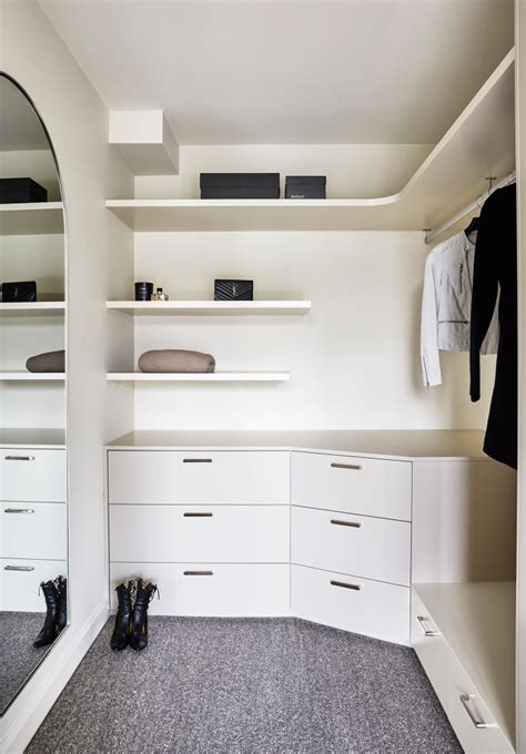 mosman apartment walk  wardrobe redesign contemporary closet