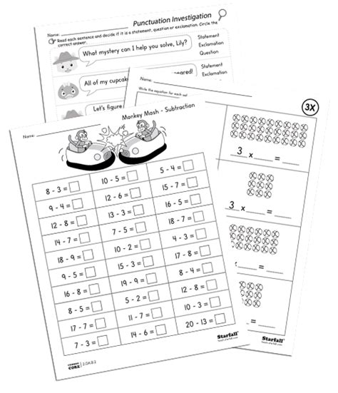 Letter Formation - Starfall | Parent-Teacher Center - Worksheets Library