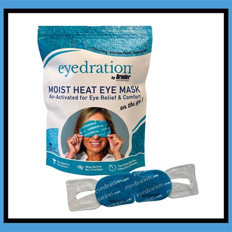 Bruder Eyedration™ Air Activated Moist Heat Eye Mask 10 Mask Pack Myze The Daily Care For Eyes