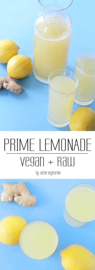 Prime Lemonade - Active Vegetarian