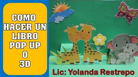 Como Hacer Un Libro Pop Up O D Tutorial Youtube