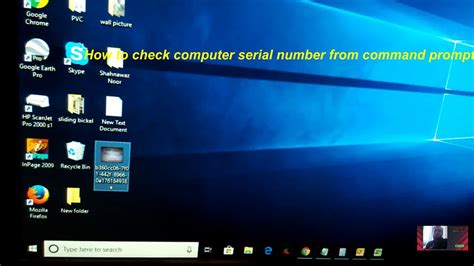 How To Check Computer Serial Number Using Command Prompt Youtube