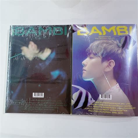 Album Baekhyun Bambi Photobook Ver