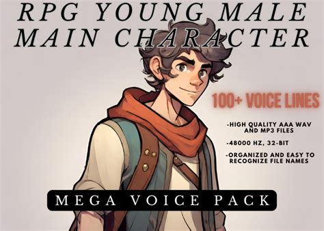 Young Adult RPG Main Character Voice MEGA PACK! | GameDev Market