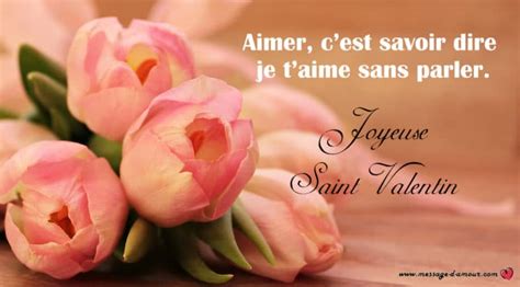 Phrases Damour Pour La Saint Valentin Message D Amour