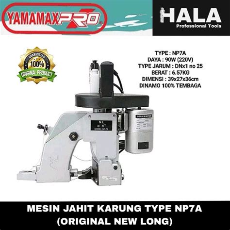 Jual Yamamax Pro Mesin Jahit Karung Type Np A New Long Original