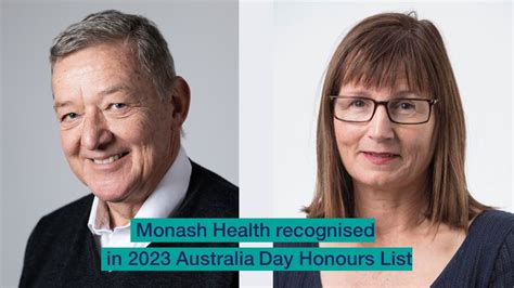 Monash Health Recognised In 2023 Australia Day Honours List Monash Health