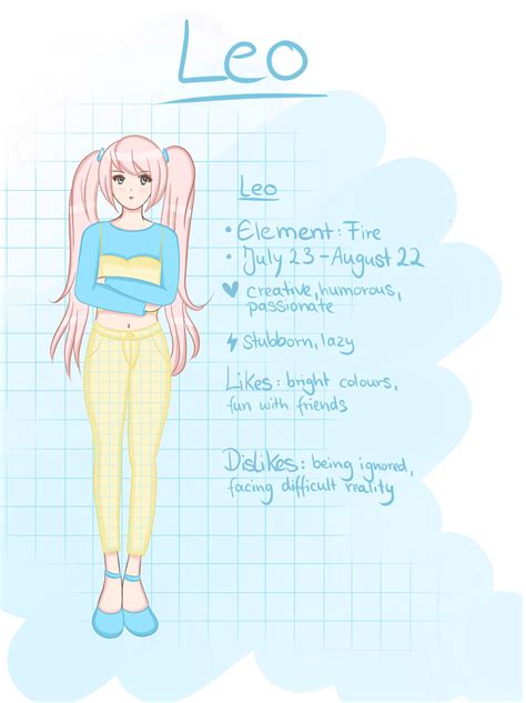 Zodiac Signs As Anime Girls Leo ♌️ Rzodiacart