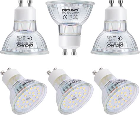 DiCUNO GU10 LED Bulb 7W Daylight White 5000K 700LM Energy Saving