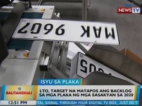 BT LTO Target Na Matapos Ang Backlog Sa Mga Plaka Ng Mga Sasakyan Sa