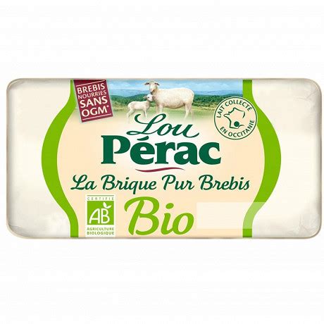 Lou P Rac Brique Bio Au Lait Pasteuris De Brebis Mg G