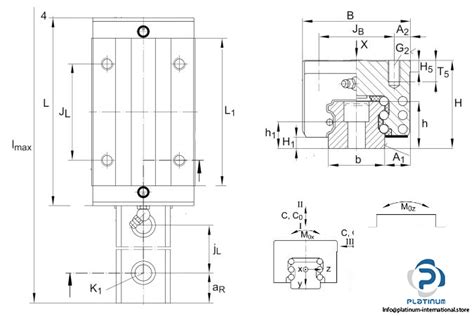 Ina Kwse H G V Recirculating Ball Bearing Carriage Platinum