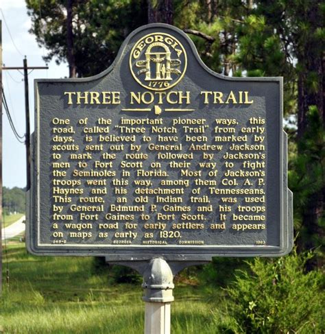 Three Notch Trail - Georgia Historical Society