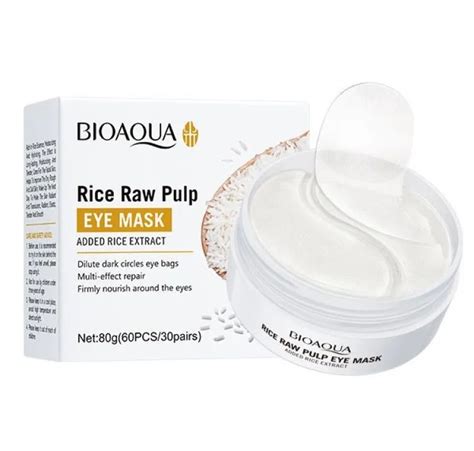 Parche De Ojeras De Arroz Bioaqua Tienda Prama