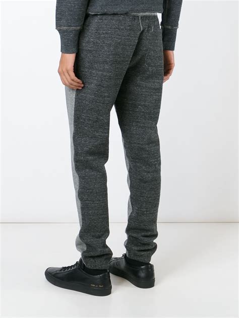 Champion Two Tone Track Pants In Gray For Men Lyst