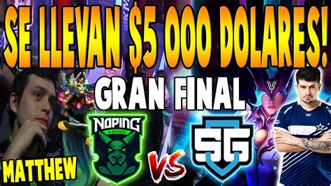 No Ping Vs Sg E Sports Bo Gran Final Se Llevan D Lares